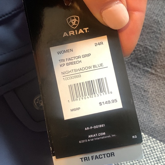 NWT Ariat riding pants. 24R. - Picture 7 of 7